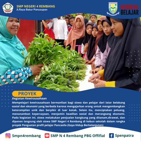 Belajar wirausaha dalam proyek P5