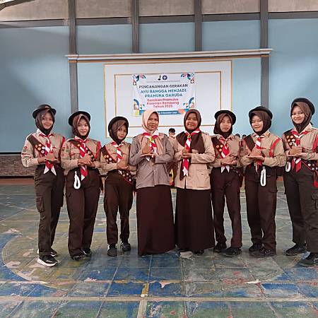 PANGKALAN SMP N 4 REMBANG SIAPKAN ANGGOTANYA MENUJU PENGGALANG GARUDA