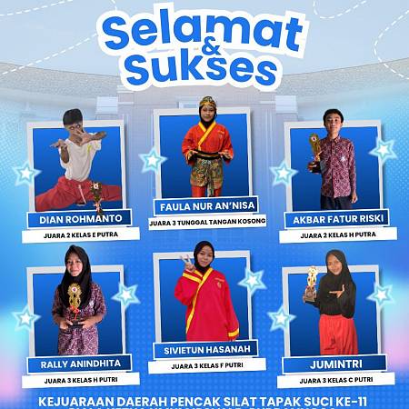 6 SISWA SMP N 4 REMBANG RAIH JUARA DALAM KEJURDA PENCAK SILAT TAPAK SUCI KE-11 TAHUN 2025