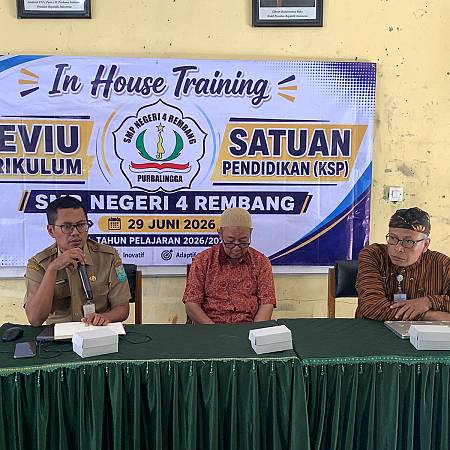 In House Training (IHT) SMP Negeri 4 Rembang Bahas Kurikulum Operasional Satuan Pendidikan (KOSP) 2026