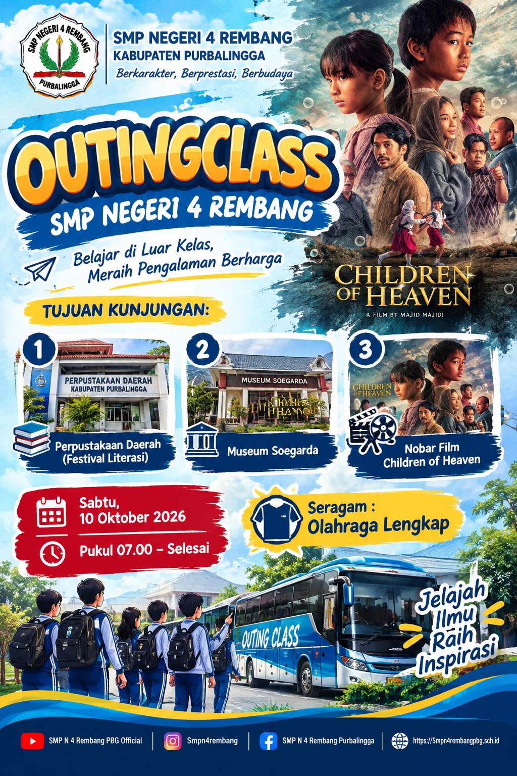 Outingclass Tumbuhkan Pengalaman Belajar berharga diluar kelas